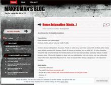 Tablet Screenshot of makroman.wordpress.com