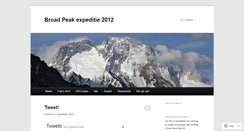 Desktop Screenshot of broadpeak2012.wordpress.com