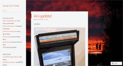 Desktop Screenshot of annietuff.wordpress.com