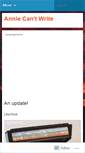 Mobile Screenshot of annietuff.wordpress.com
