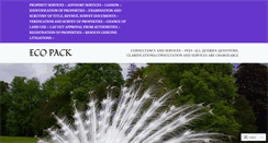 Desktop Screenshot of ecopackindia.wordpress.com