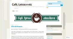 Desktop Screenshot of cafeletrasetc.wordpress.com