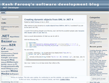 Tablet Screenshot of kashfarooq.wordpress.com