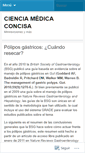 Mobile Screenshot of cienciamedicaconcisa.wordpress.com