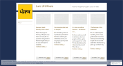 Desktop Screenshot of landof5rivers.wordpress.com