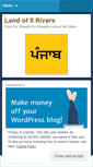 Mobile Screenshot of landof5rivers.wordpress.com