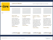 Tablet Screenshot of landof5rivers.wordpress.com