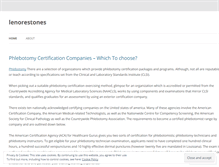 Tablet Screenshot of lenorestones.wordpress.com