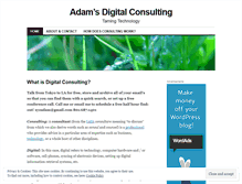 Tablet Screenshot of digitalcoaching.wordpress.com