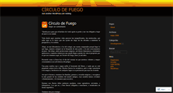 Desktop Screenshot of circulodefuego.wordpress.com