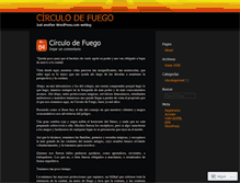 Tablet Screenshot of circulodefuego.wordpress.com