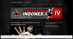 Desktop Screenshot of flagfootballindonesia.wordpress.com
