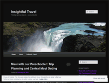 Tablet Screenshot of insightfultravel.wordpress.com