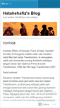 Mobile Screenshot of hatakehafiz.wordpress.com