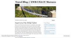 Desktop Screenshot of ewbmoroccotravelblog.wordpress.com