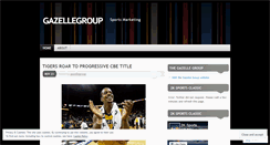 Desktop Screenshot of gazellegroup.wordpress.com