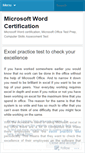 Mobile Screenshot of excelpracticetest.wordpress.com