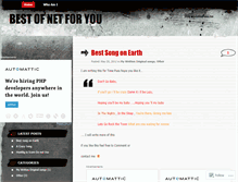 Tablet Screenshot of bestofnetforyou.wordpress.com