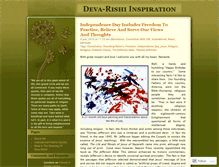 Tablet Screenshot of devarishi.wordpress.com