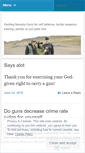 Mobile Screenshot of nevadaguns.wordpress.com