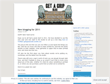 Tablet Screenshot of getagripstudio.wordpress.com