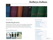 Tablet Screenshot of kathrynjudson.wordpress.com