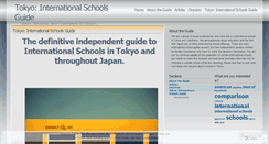 Desktop Screenshot of internationaltokyo.wordpress.com