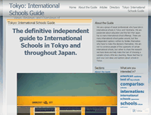 Tablet Screenshot of internationaltokyo.wordpress.com