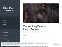 Tablet Screenshot of maliceblog.wordpress.com