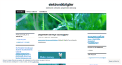 Desktop Screenshot of elektronikbilgiler.wordpress.com