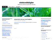 Tablet Screenshot of elektronikbilgiler.wordpress.com