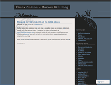 Tablet Screenshot of cimox.wordpress.com