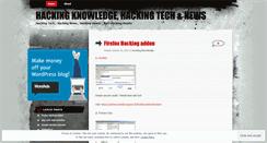 Desktop Screenshot of hackingknowledge.wordpress.com