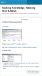 Mobile Screenshot of hackingknowledge.wordpress.com
