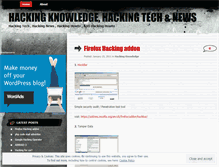 Tablet Screenshot of hackingknowledge.wordpress.com