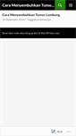 Mobile Screenshot of caramenyembuhkantumorlambung.wordpress.com