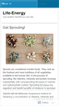Mobile Screenshot of lifeenergyje.wordpress.com