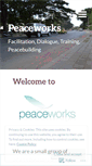 Mobile Screenshot of peaceworks.wordpress.com
