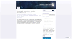 Desktop Screenshot of conscienciaalterada.wordpress.com