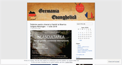 Desktop Screenshot of germaniaevanghelica.wordpress.com