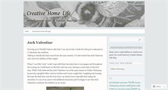 Desktop Screenshot of creativehomelife.wordpress.com