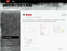 Tablet Screenshot of gavfeeney2010.wordpress.com