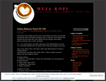 Tablet Screenshot of mejakopi.wordpress.com