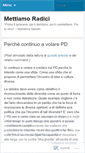 Mobile Screenshot of mettiamoradici.wordpress.com