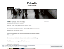 Tablet Screenshot of fotozelle.wordpress.com