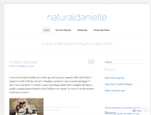 Tablet Screenshot of naturaldanielle.wordpress.com