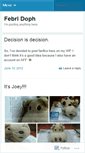 Mobile Screenshot of fedoph.wordpress.com