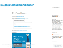Tablet Screenshot of louderandlouderandlouder.wordpress.com