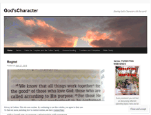 Tablet Screenshot of godscharacter.wordpress.com