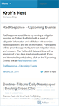 Mobile Screenshot of krohsnest.wordpress.com